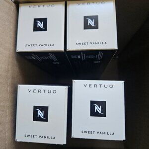 Nespresso VERTUO pods - Sweet Vanilla - 4 BOXES NEW